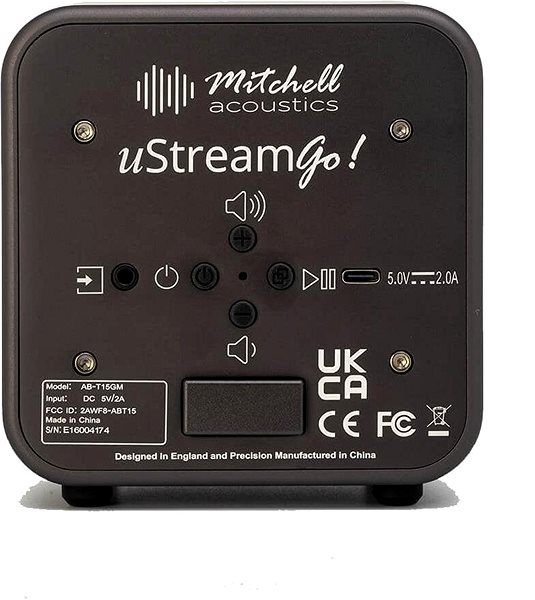 Hangfal MITCHELL ACOUSTICS uStream Go! Black ...