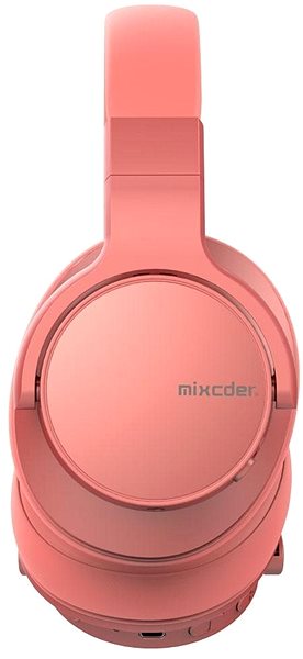 Wireless Headphones Mixcder E7 Orange Lateral view