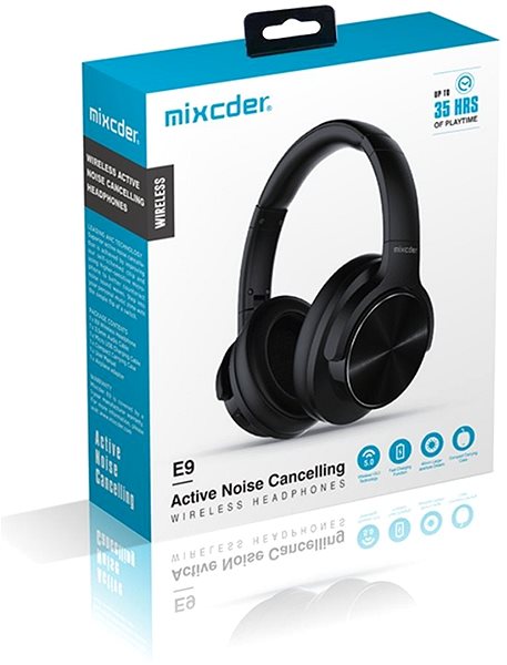 Wireless Headphones Mixcder E9                         Packaging/box