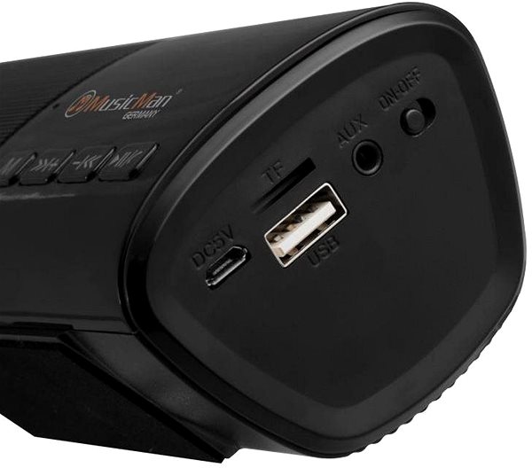 SoundBar Technaxx MusicMan Mini BT-X54 Možnosti pripojenia (porty)