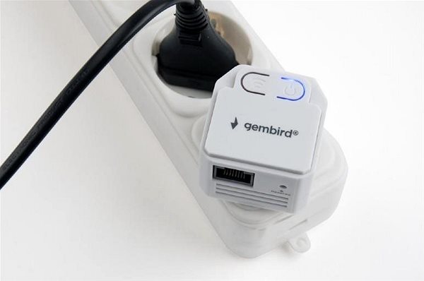 WiFi extender Gembird WNP-RP300-03 300 Mbps, fehér Csatlakozási lehetőségek (portok)