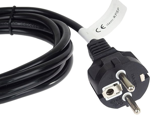Stromkabel PremiumCord Netzkabel 230 V für PC, 10 m, mit geradem Netzstecker ...