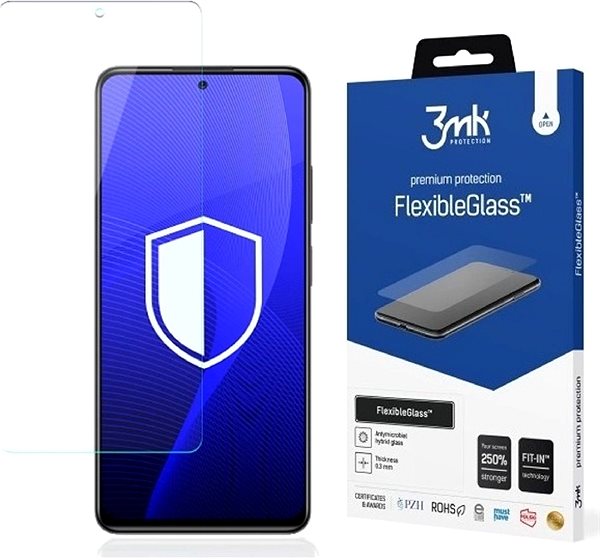 Schutzglas 3MK Hybridglas FlexibleGlass für Samsung Galaxy A25 5G (SM-A256) ...