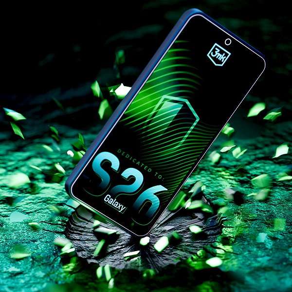 Glass Screen Protector 3MK hybrid glass FlexibleGlass for Samsung Galaxy S26 ...