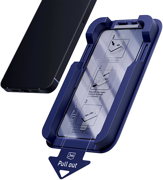 Glass Screen Protector 3MK Hardy Privzone 9H for Apple iPhone 13/13 Pro/14/16E ...