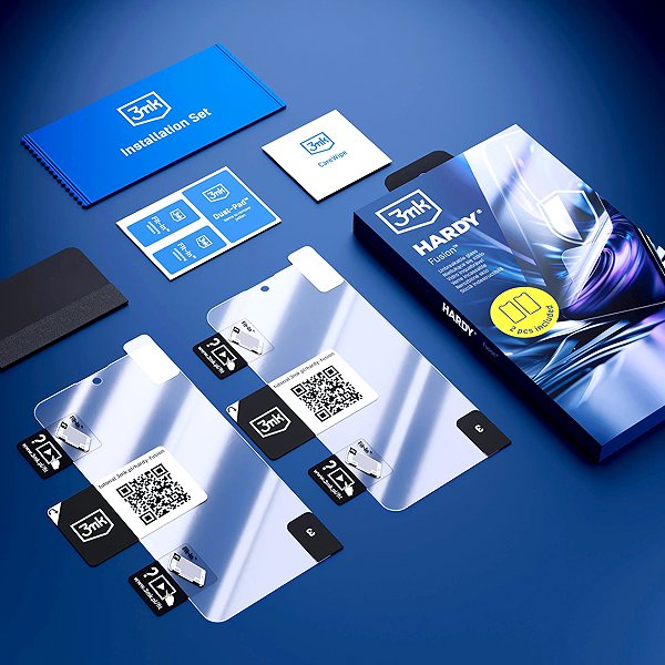 Glass Screen Protector 3MK HARDY Fusion Hybrid Glass for Samsung Galaxy A57 (2pcs) ...