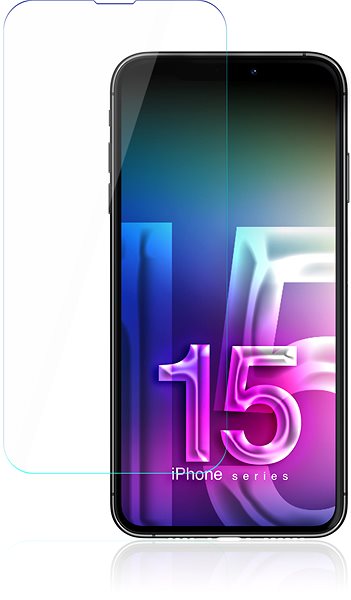 Glass Screen Protector 3MK hybrid glass FlexibleGlass for Apple iPhone 15 Plus ...