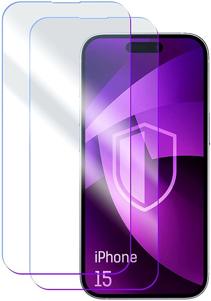 Schutzfolie 3MK Hardy ARC+ für Apple iPhone 15 (2 Stück) ...