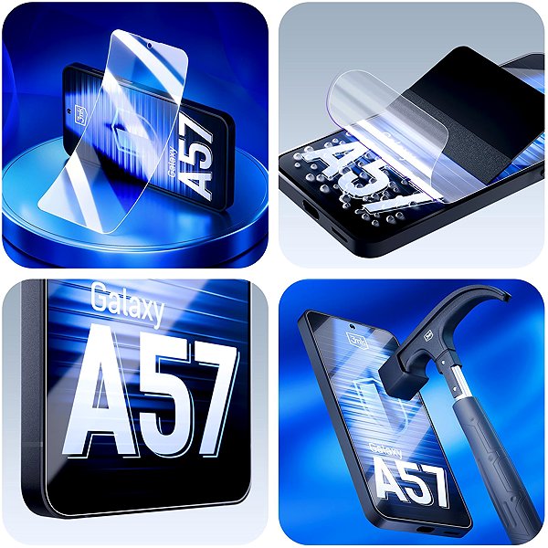 Schutzfolie 3MK Hardy ARC+ für Samsung Galaxy A57 (2 Stück) ...