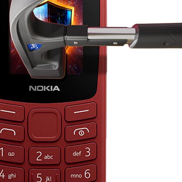 Schutzfolie 3mk Silky Matt Privacy für Nokia 105 4G (2023) ...