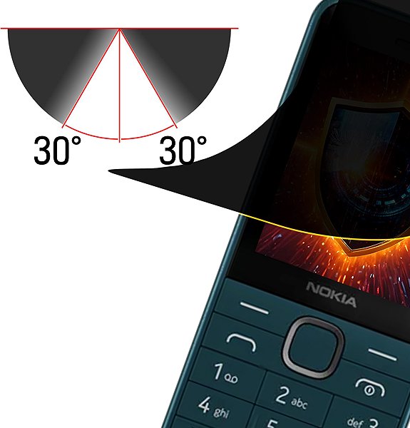 Schutzfolie 3mk Silky Matt Privacy für Nokia 225 4G (2024) ...