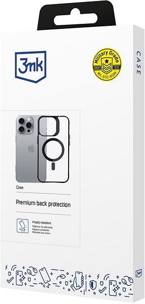 Handyhülle 3MK Satin Armor MagCase für iPhone 16 Pro Max ...