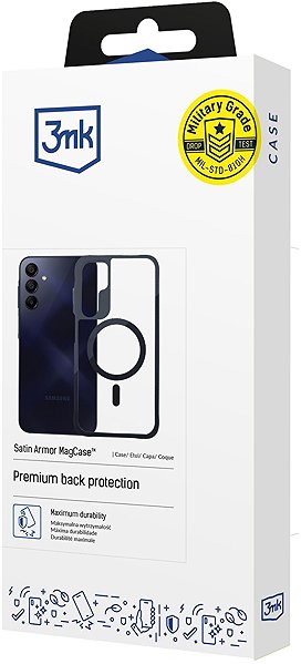 Handyhülle 3MK Satin Armor MagCase für Samsung Galaxy A15 5G ...