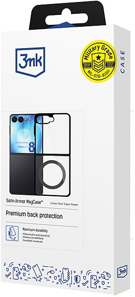 Handyhülle 3MK Satin Armor MagCase für Samsung Galaxy Z Flip 8 ...