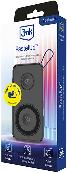 Power Bank 3MK PastelUp 10.000mAh 22.5W black ...