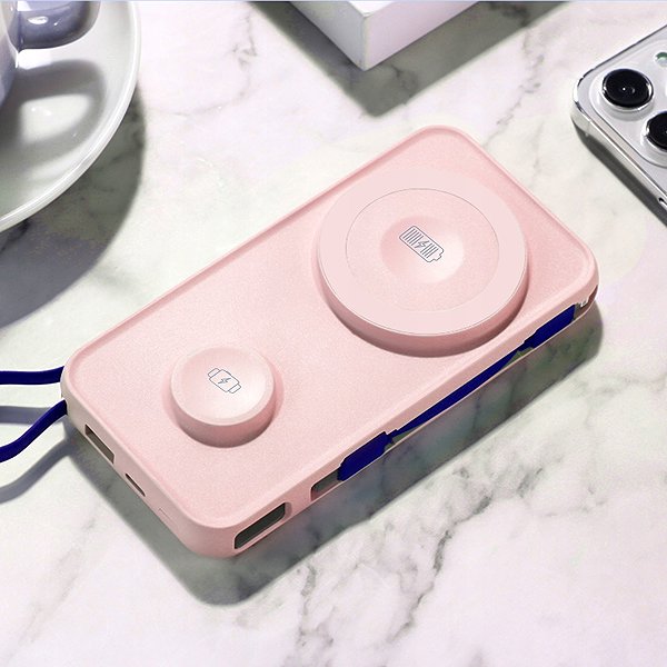 Power Bank 3MK PastelUp 10.000mAh 22.5W pink ...