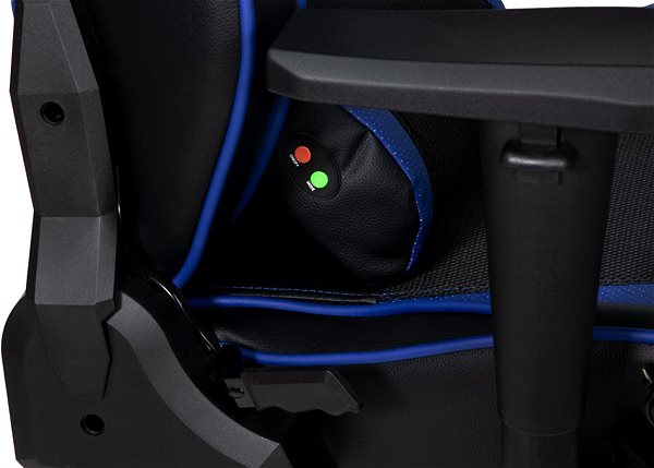 Gamer szék EVOLVEO Ptero ZX Cooled fekete/kék Jellemzők/technológia