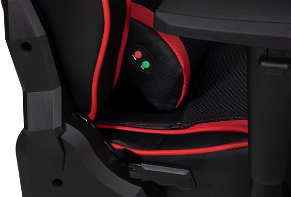 Gamer szék EVOLVEO Ptero ZX Cooled fekete/piros Jellemzők/technológia