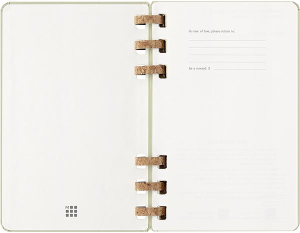 Határidőnapló MOLESKINE 2024-2025 Spiral Academic L, kemény borító, zöld ...