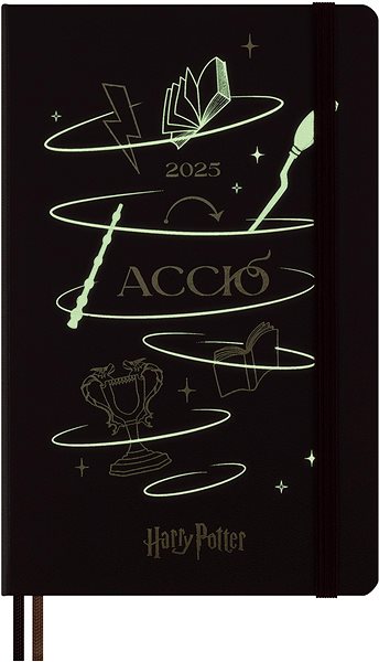Határidőnapló MOLESKINE 2025 Harry Potter L, napi, burgundi ...