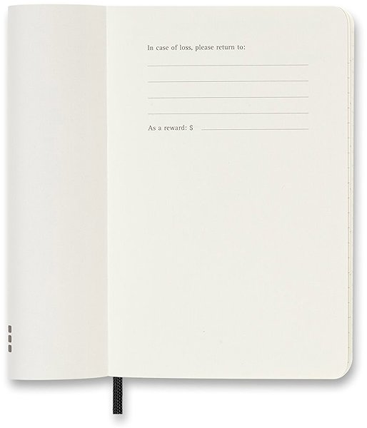 Határidőnapló MOLESKINE 2026 S heti, puha borító, fekete ...