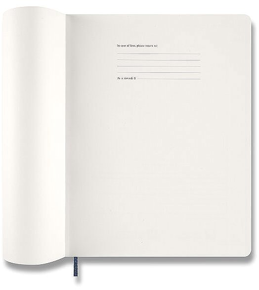 Határidőnapló Moleskine 2027 Essential XXL álló, heti beosztású, puha borítós, kék ...