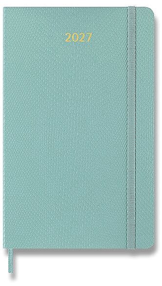 Határidőnapló Moleskine 2027 Precious & Ethical L, heti beosztású, puha borítós, zöld ...