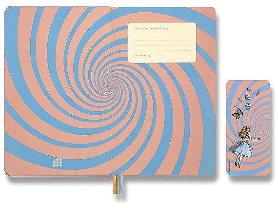 Határidőnapló Moleskine 2027 Alice In Wonder L heti beosztású, kemény borítós ...