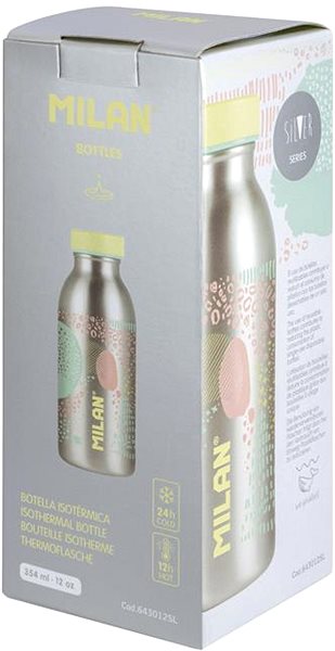 Thermos MILAN Thermo bottle Silver, 354 ml ...