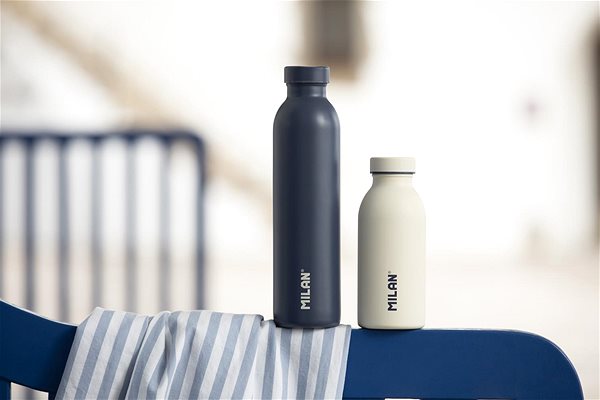 Thermos MILAN Thermo bottle 1918, 591 ml, dark blue ...