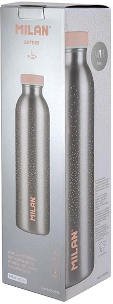 Thermos MILAN Thermo bottle Silver, 591 ml ...