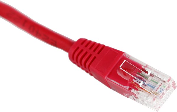 Sieťový kábel Datacom CAT5E UTP 1,5 m červený Vlastnosti/technológia