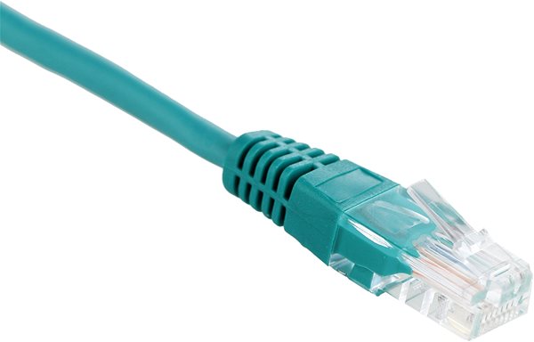 Hálózati kábel Datacom CAT5E UTP 1,5 m, zöld Jellemzők/technológia
