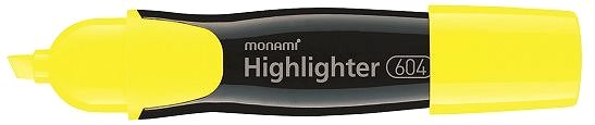Zvýrazňovač MONAMI 604 – 4, ploché, sada 4 ks Vlastnosti/technológia