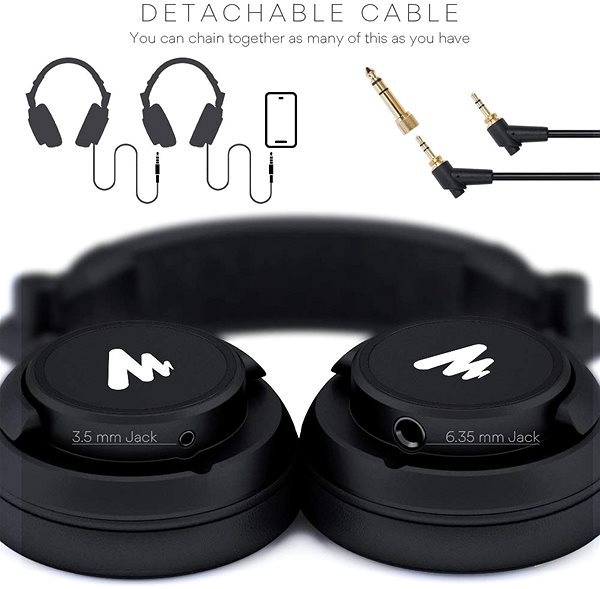Headphones MAONO AU-MH601 Connectivity (ports)