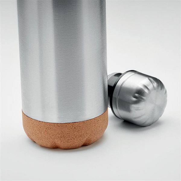 Thermos Sortland Thermo bottle Alta 500 ml stainless steel silver .