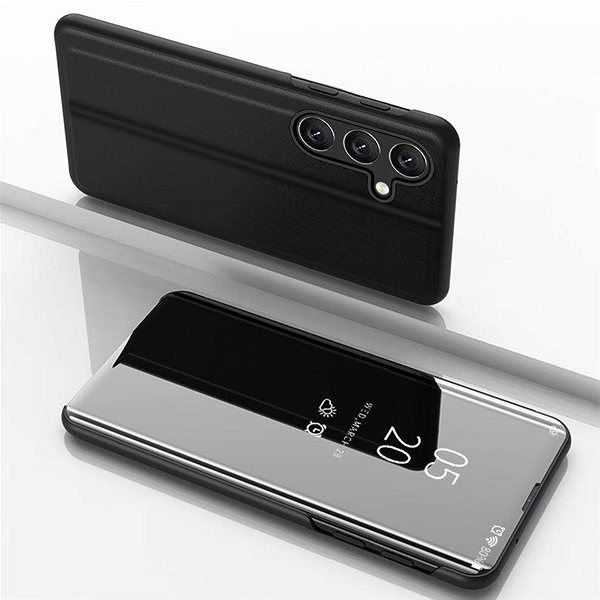 Puzdro na mobil MG Clear View knižkové puzdro na Samsung Galaxy A54 5G, čierne ...