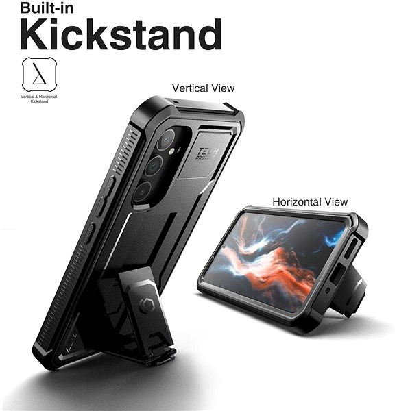 Kryt na mobil Tech-Protect Kevlar na Samsung Galaxy A54 5G, čierny ...