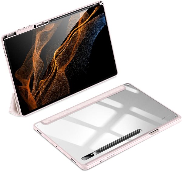 Puzdro na tablet Dux Ducis Toby Series na Samsung Galaxy Tab S8 Ultra, ružové ...