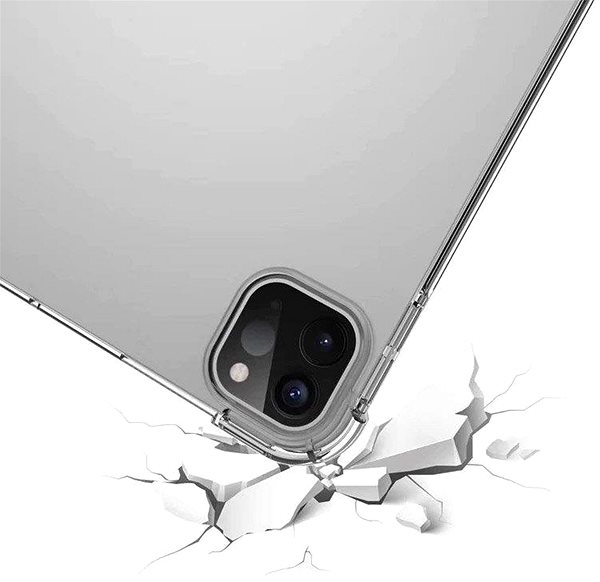 Puzdro na tablet MG Ultra Clear Antishock silikónový kryt na Samsung Galaxy Tab A 10.1'' 2019, priesvitný ...