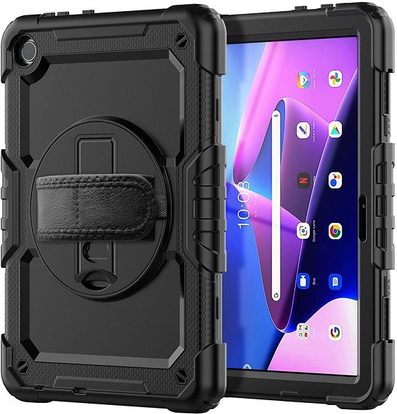 Puzdro na tablet Tech-Protect Solid 360 na Lenovo Tab M10 10.1'' 3rd Gen TB328, čierne ...