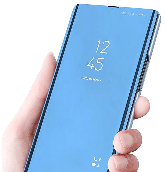 Puzdro na mobil MG Clear View knižkové puzdro na Samsung Galaxy S23, modré ...