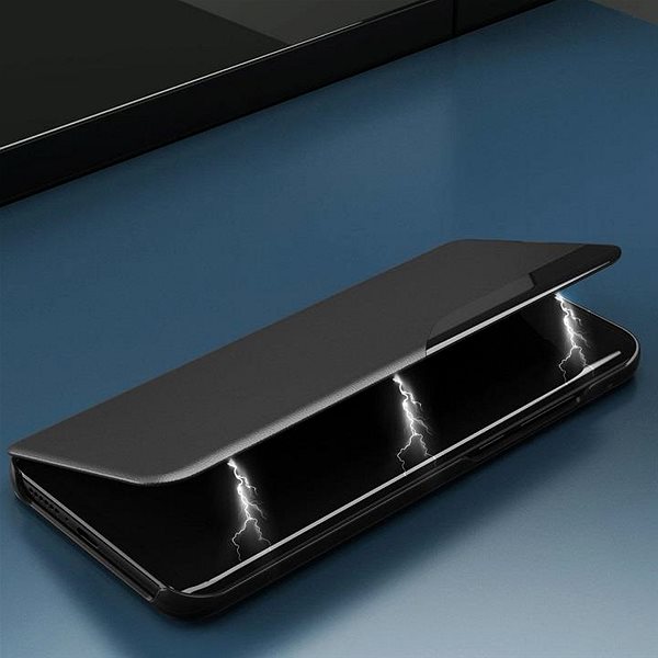 Puzdro na mobil MG Eco Leather View knižkové puzdro na Samsung Galaxy S23 Plus, čierne ...