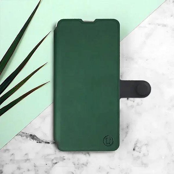 Pouzdro na mobil Mobiwear Soft Touch flip knížkové pro Google Pixel 9 - Zelené & Černé ...