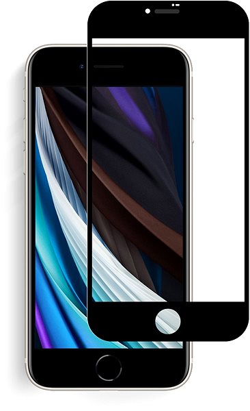Schutzglas Mobile Origin Screen Guard iPhone 8 / 7 / SE 2020/2022 2 Stück mit Applikator ...