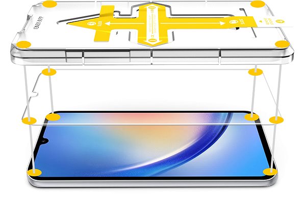 Schutzglas Mobile Origin Screen Guard Samsung Galaxy A34 5G mit Applikator ...