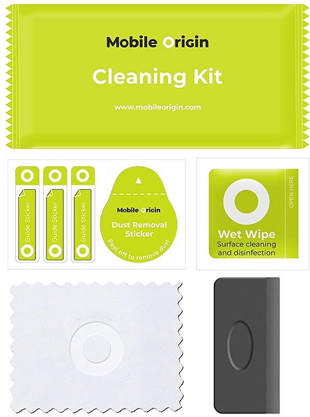 Glass Screen Protector Mobile Origin EasyGlass iPhone 17e/16e/14/13/13 Pro 2 pack ...