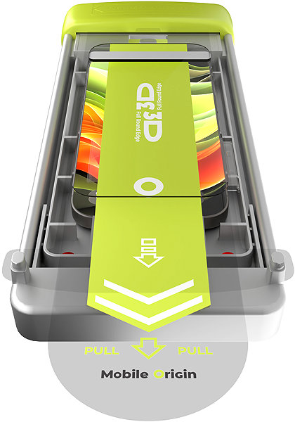 Glass Screen Protector Mobile Origin Screen Guard 3D AR With Applicator PRO iPhone 16 Pro Max ...