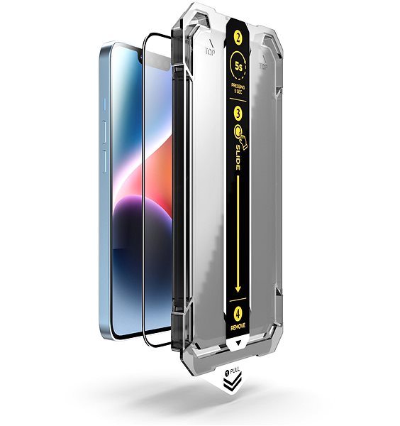 Glass Screen Protector Mobile Origin Screen Guard iPhone 14 Plus / 13 Pro Max with applicator ...
