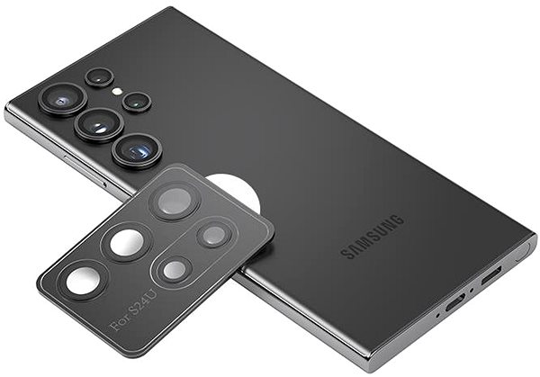 Ochranné sklo Blueo Camera Lens Protector Black Samsung Galaxy S24 Ultra ...